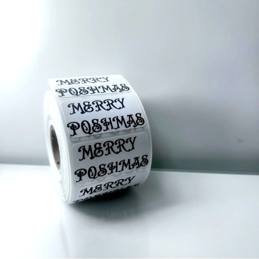 Pack of 100 stickers |Poshmark stickers Christmas stickers Packaging Su… - Picture 3 of 4